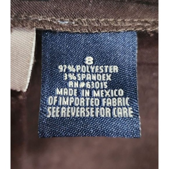 IVY Women's Long Stretch Maxi Pencil Skirt Suede Brown Retro 90's Goth Size 8 - Picture 7 of 10